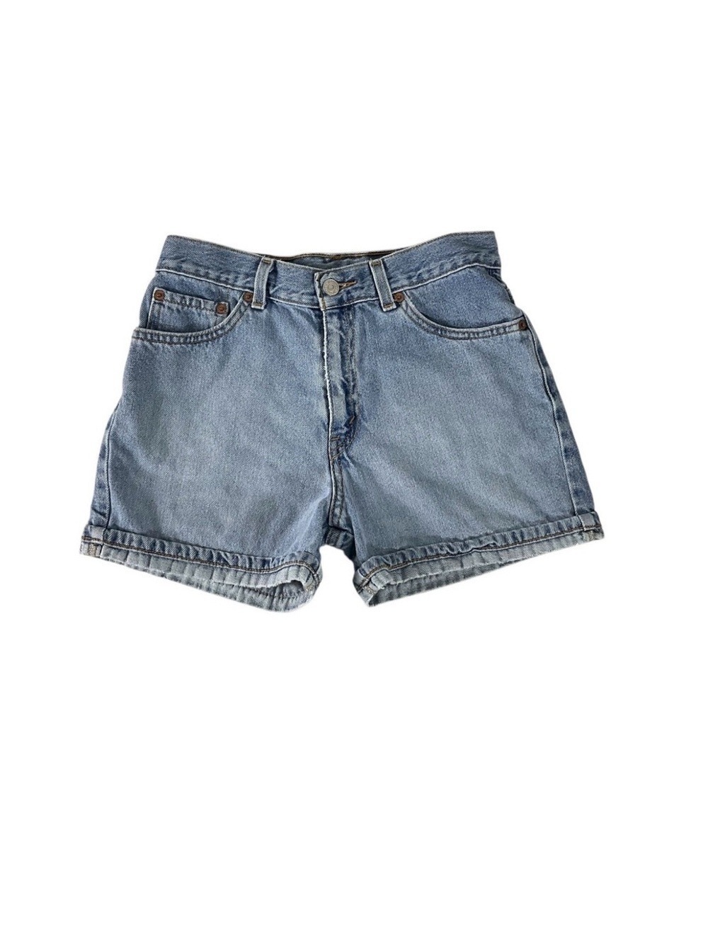 Levi’s Girls 550 High Rise Denim Shorts Size 16 Regular Light Wash